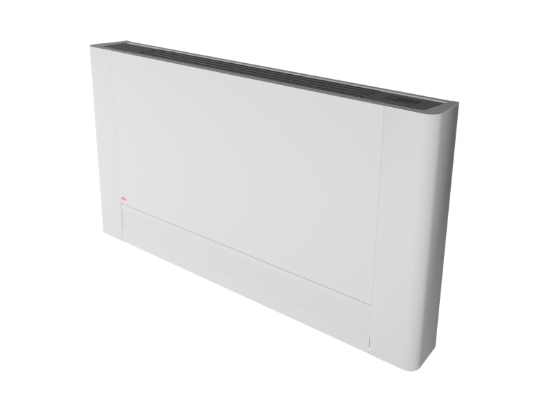 Altech Fläktkonvektor SL200DC1 framifrån, vit RAL9003