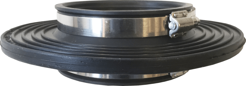 Flexseal radontätning EPDM och rostfritt stål svart RSK 4054815 framifrån