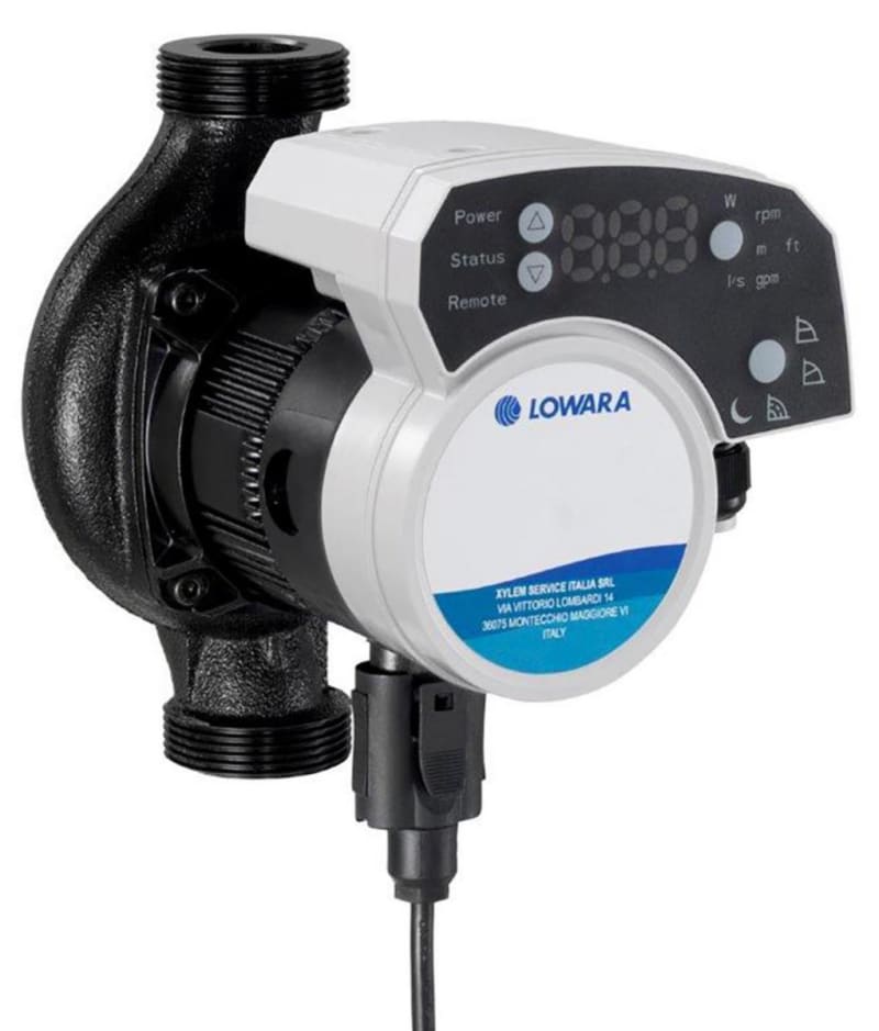 Cirkulationspump Ecocirc XL Plus 25-80 - Våt tryckstyrd, manuell reglering, IP X4D, RSK 5763871