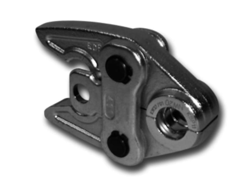 LK Pressback PressPex 25 mm — framifrån med anslutningsdetalj