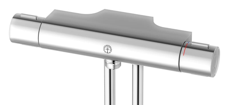 Gustavsberg Nautic Duschblandare Termostat krom framifrån, RSK 8350174