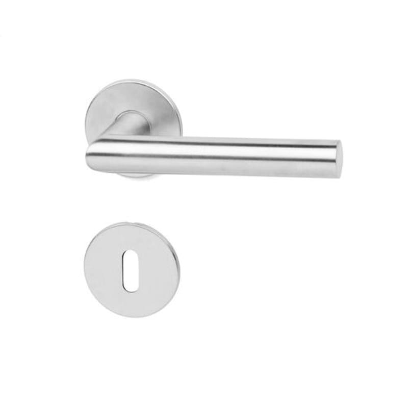 HABO dörrhandtag A13164-19 rostfritt — framifrån