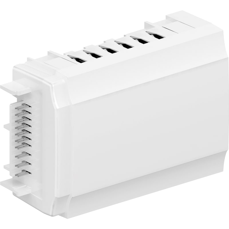 Uponor Smatrix Base kopplingsmodul M-242 framifrån med 6 RSK-anslutningar, RSK 2988492