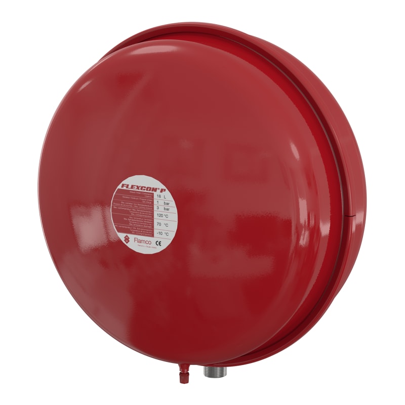 Flamco Flexcon P expansionskärl 25L — framifrån
