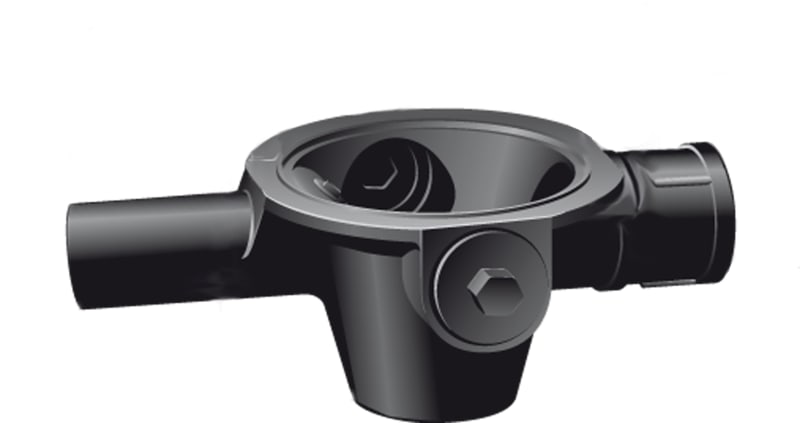 GUSTAVSBERGGOLVBRUNN 225X83 MM (DN75) X 96 MM SVART RSK 7082431 bild 1