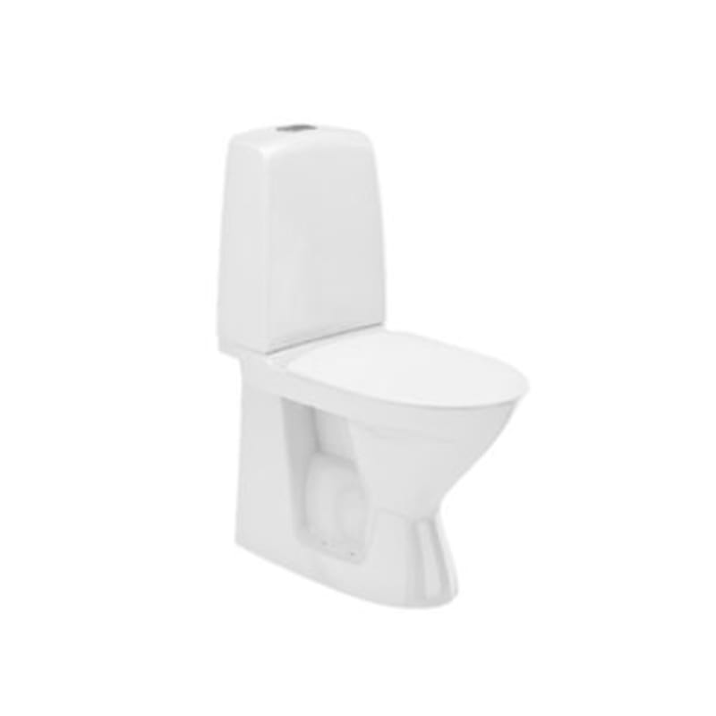 WC 6260 SPIRA VIT MED INBYGGD S-LÅS 4/2L MJUKSITS LIMNING IFÖ bild 1