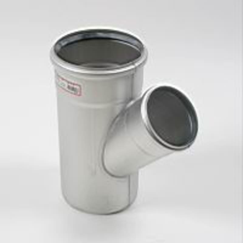 GRENRÖR EUROPIPE 160X110 MM X 45° , MUFF X SLÄTÄNDA X , MUFF AVSTICK BLUCHER RSK 1550123, RSK 1550123