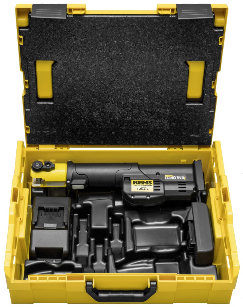 REMS Mini-Press S 22V ACC Pressmaskin Gul/Svart RSK 1947114, RSK 1947114