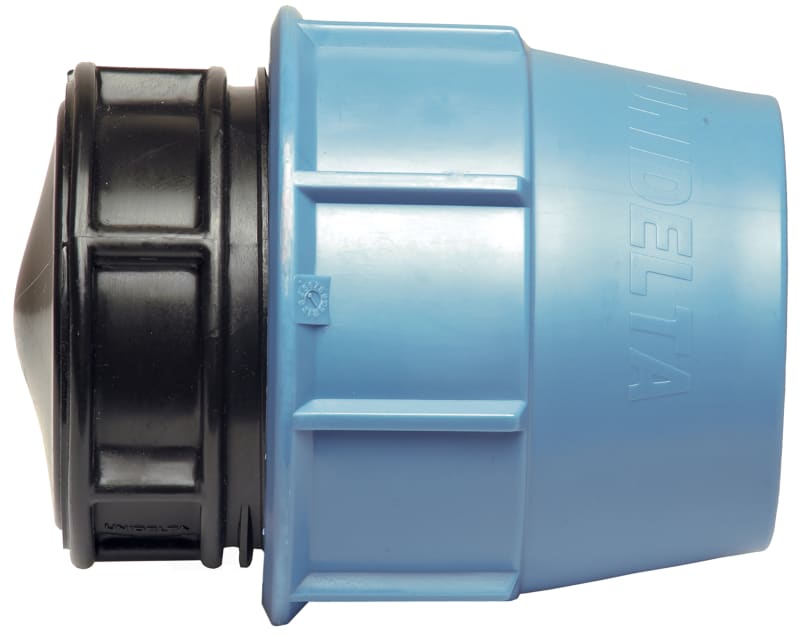 Altech Plaströrskoppling HUV 50 PP Ljusblå/Svart RSK 2510941, RSK 2510941