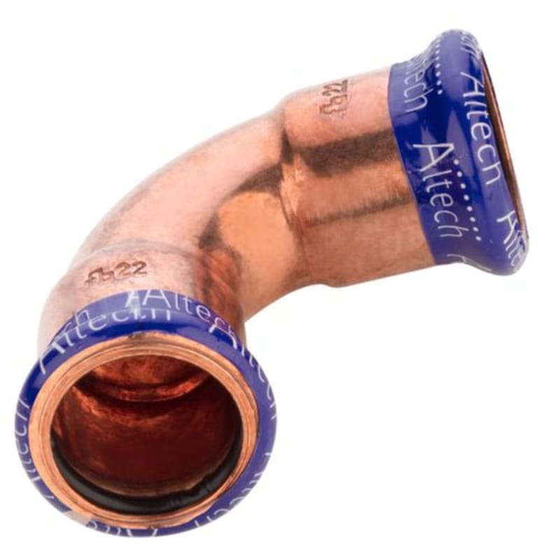 BÖJ 42 90° 2 MUFF KOPPAR M-PROFIL ALTECH RSK 1189501, RSK 1189501