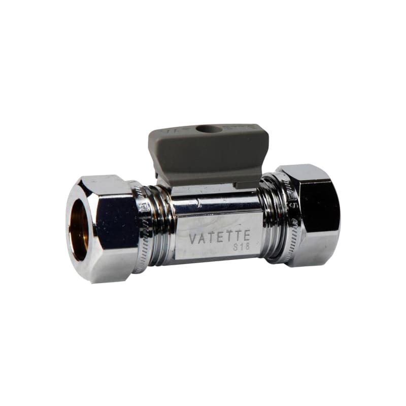 KULVENTIL 22 MM RAK MED VRED FÖRKROMAD VATETTE RSK 8546958, RSK 8546958