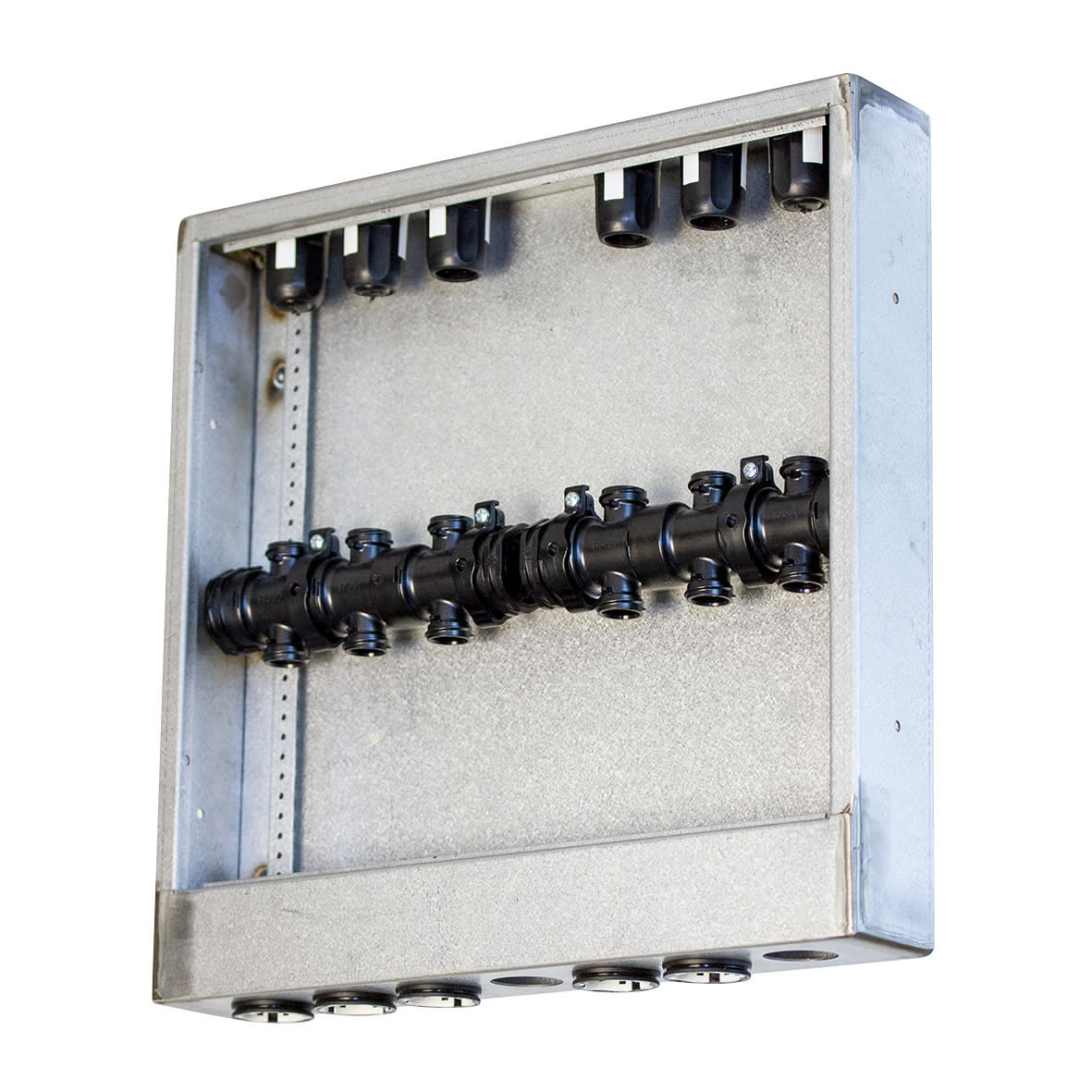 Uponor Fördelarskåp 400x400x70mm Aluzink 10 Anslutningar - RSK 2054817