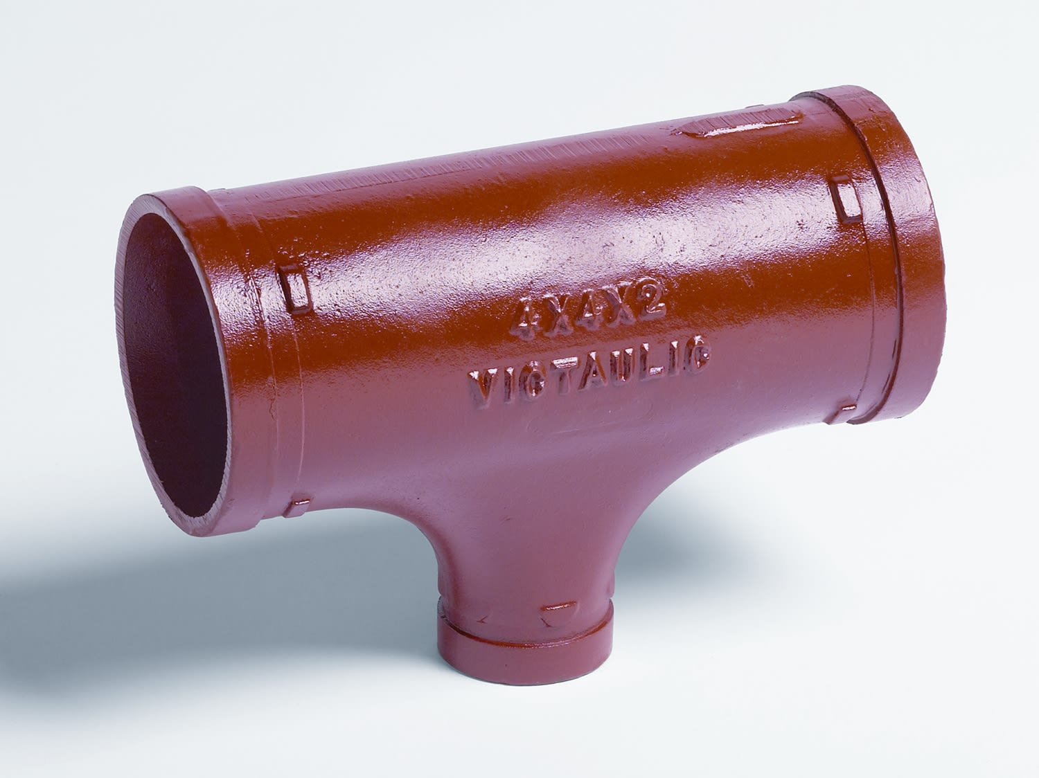 Victaulic T-rör 139,7x88,9mm Segjärn - 3 Anslutningar - RSK 1347588