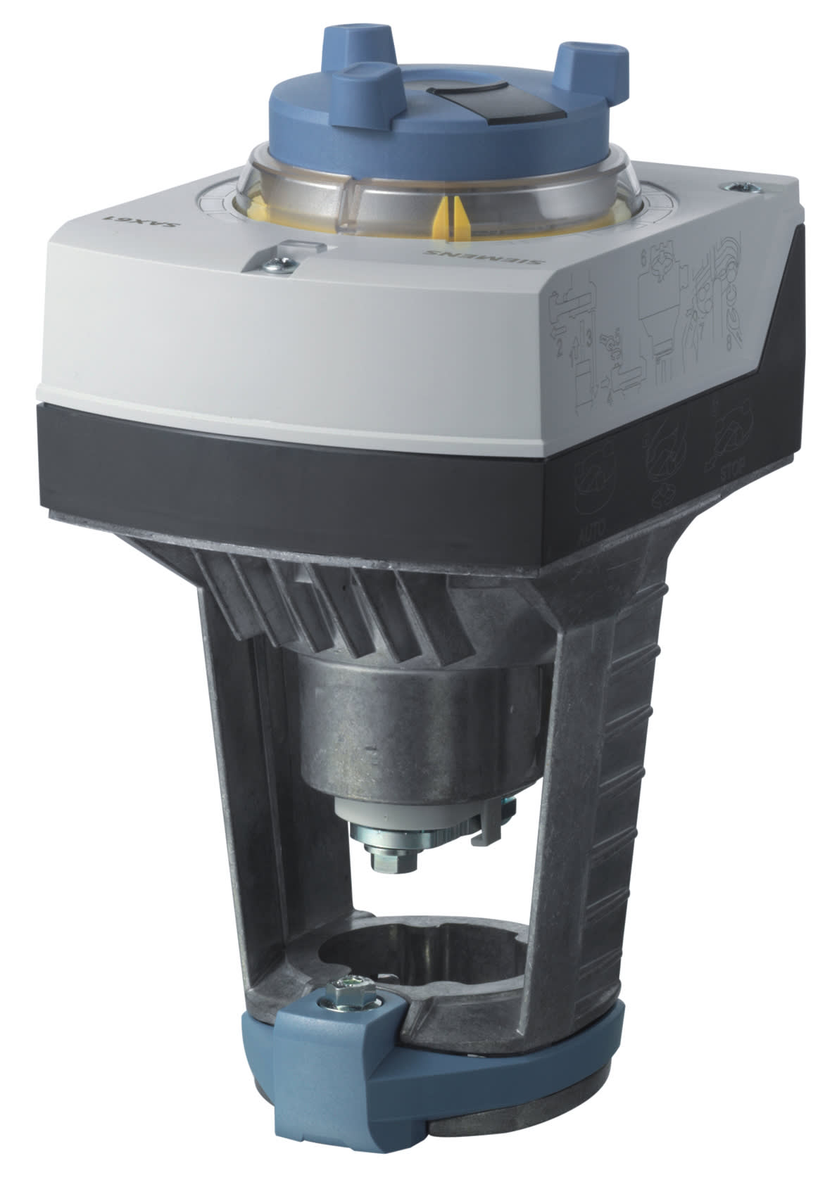 SIEMENS SAX61P03 - Kombimotorventil 24V AC/DC IP54 124-270mm Mässing/Rostfritt | Ventiler Ställdon | RSK 5372434