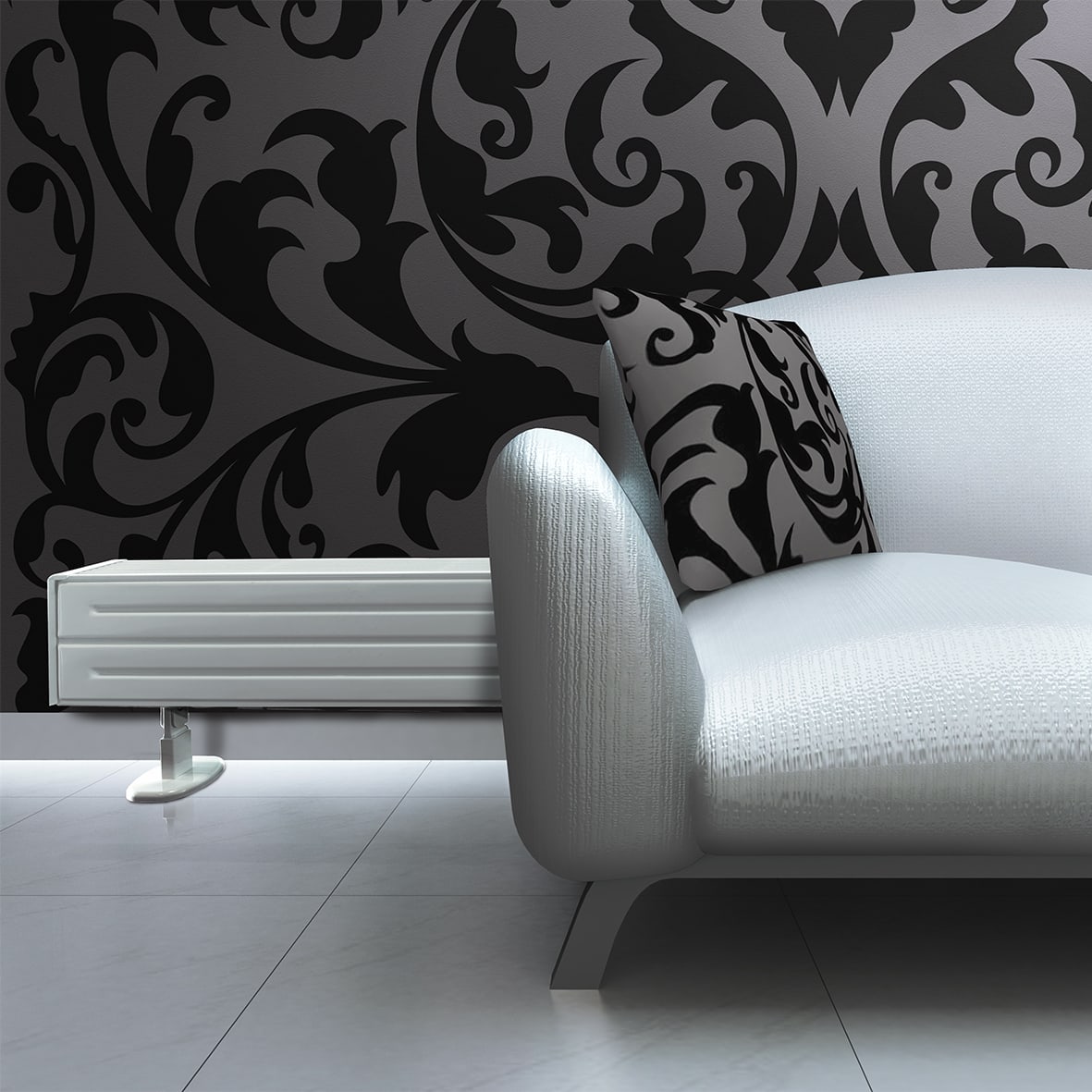 Altech Konvektor 800x200 mm 800W - Vit Stål Väggmonterad | Konvektor | RSK 6739432