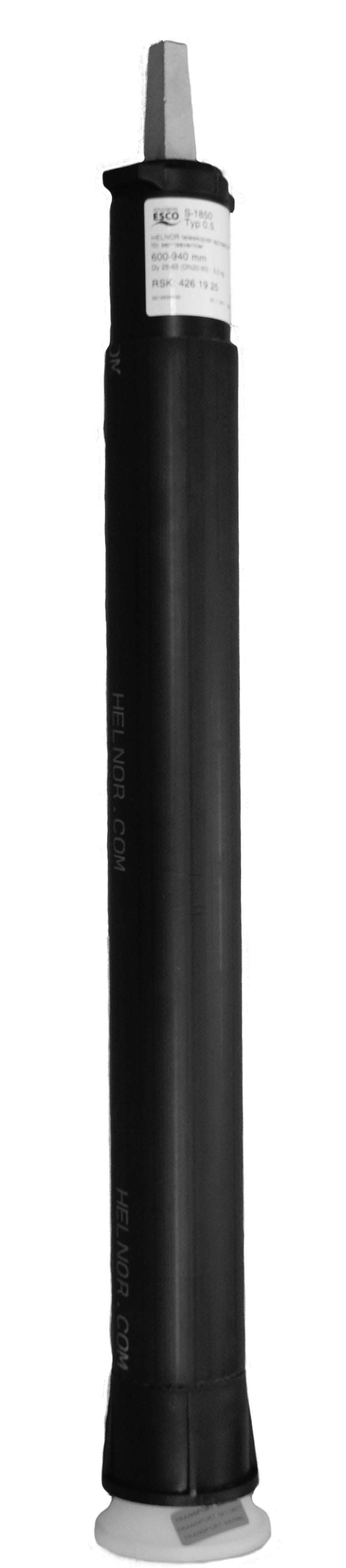 Ulefos AB Esco S-1850 - Teleskopförlängning DN25-65 0,60-0,94m Svart/Grå Stål | Ventiler Servisventil | RSK 4261925