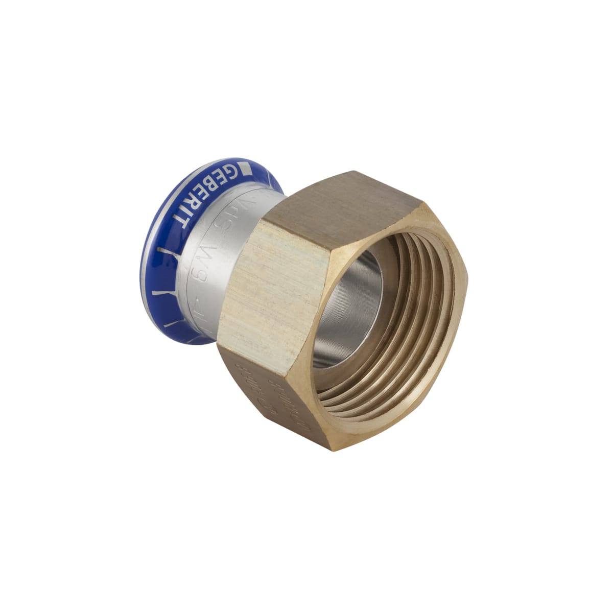 Geberit Mapress RF Övergång 54xG2 3/8 Rostfri - För Korrisionsskydd - RSK 1450520