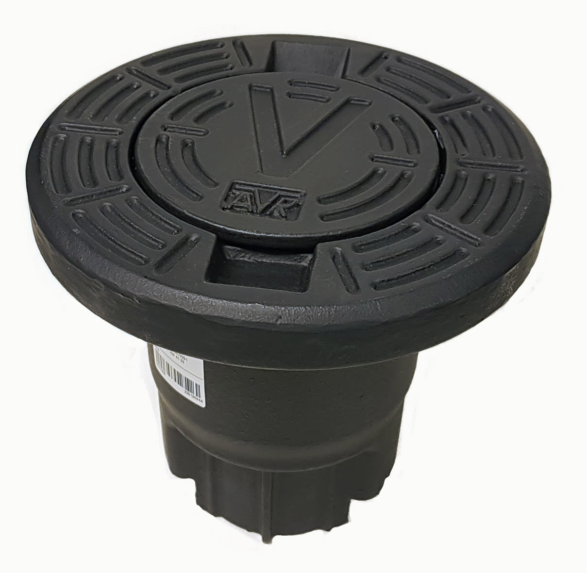 AVK Rund Segjärns Ventilbetäckning - Svart Epoxy | Ventiler Ventilbetäckning | RSK 7034103