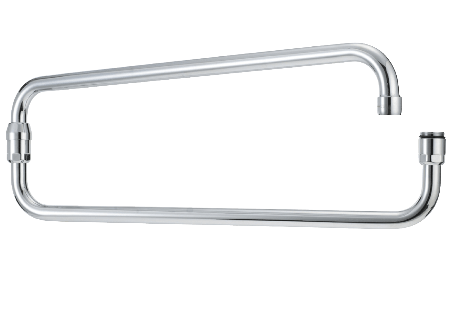 FM Mattsson Dubbel Svängpip Krom M26x1,5 950mm - RSK 8326860