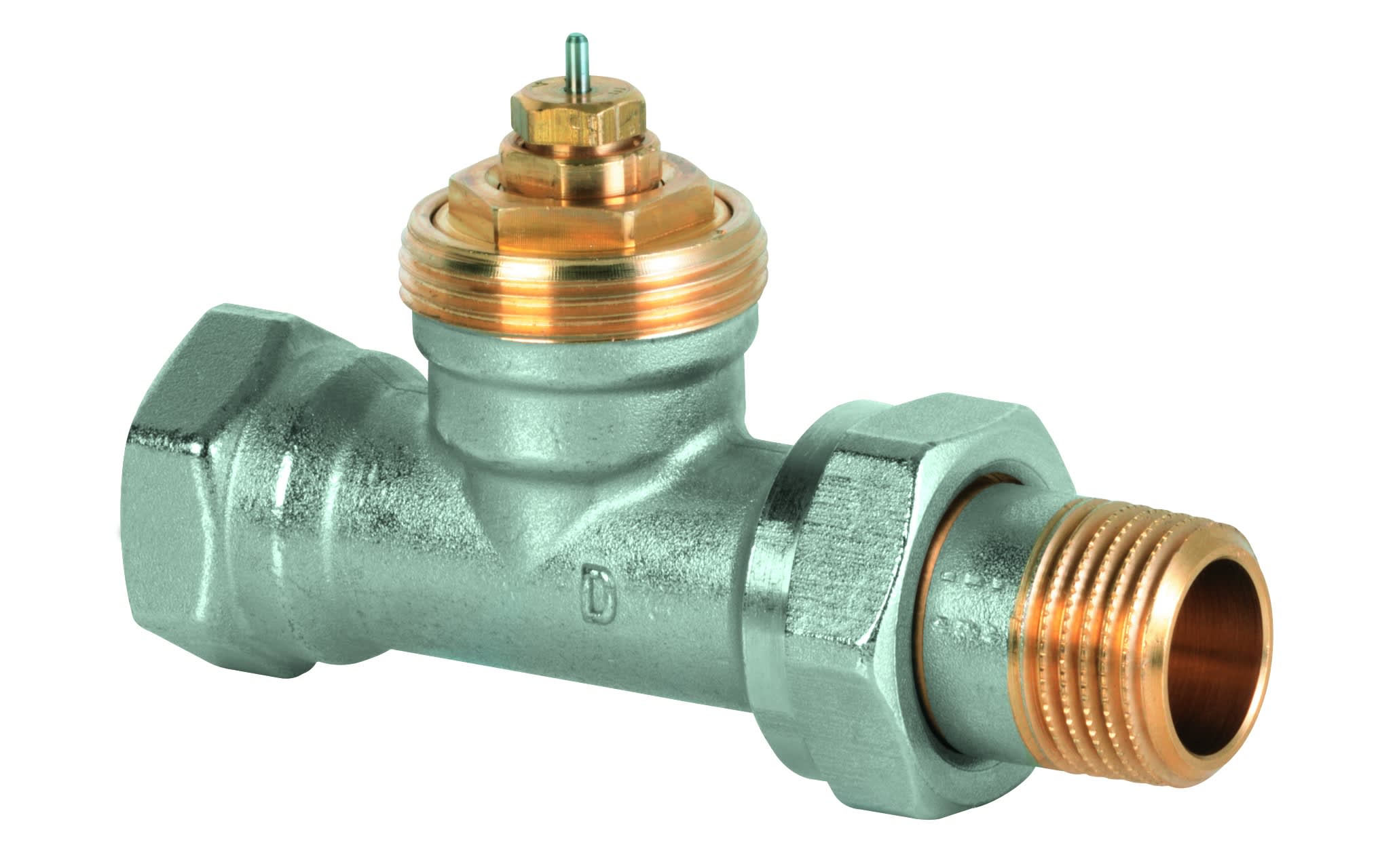 SIEMENS VDN110 Radiatorventil DN10 Mässing - Kvs 0,25-1,41 - RSK 4805017