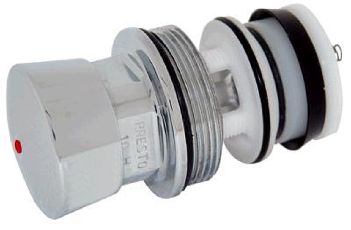 Presto Duschventil Rödmärkt Krom/Vit - Överdel Ventil - RSK 8121690