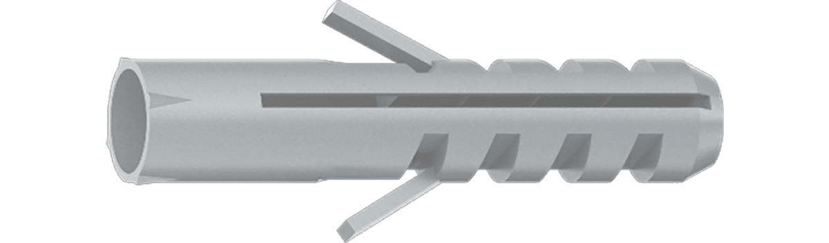 Ejot Nylonplugg BEST 6x30 mm Grå - 100 st | Material Plugg & Expander | RSK 3845712