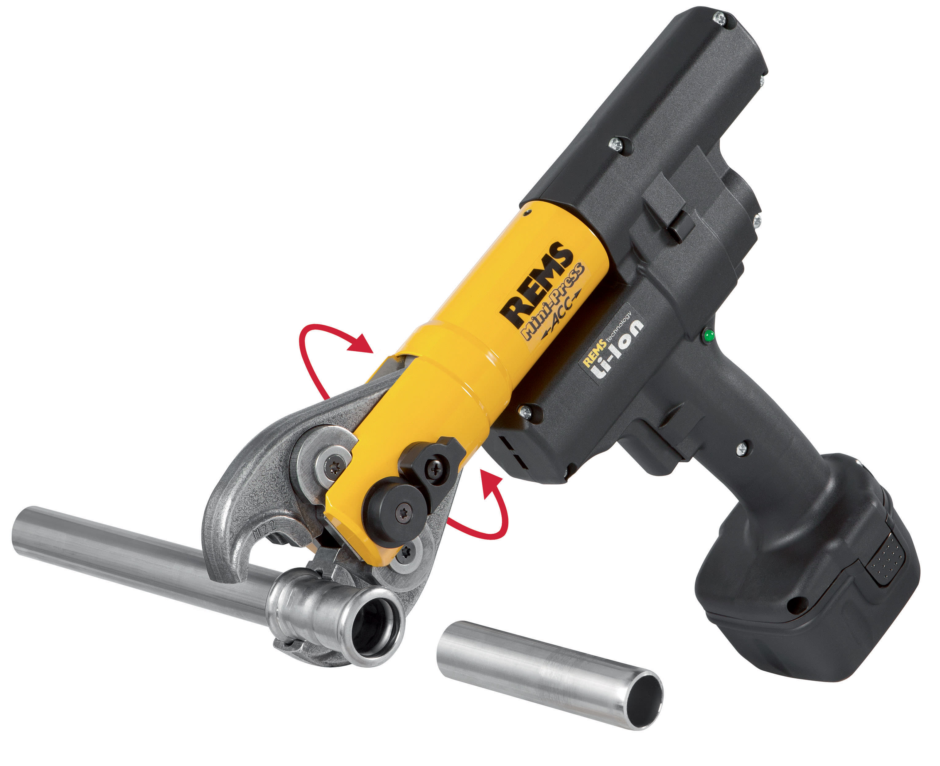 REMS Mini-Press ACC 14V Radialpressmaskin - Upp till 40mm - RSK 1769909