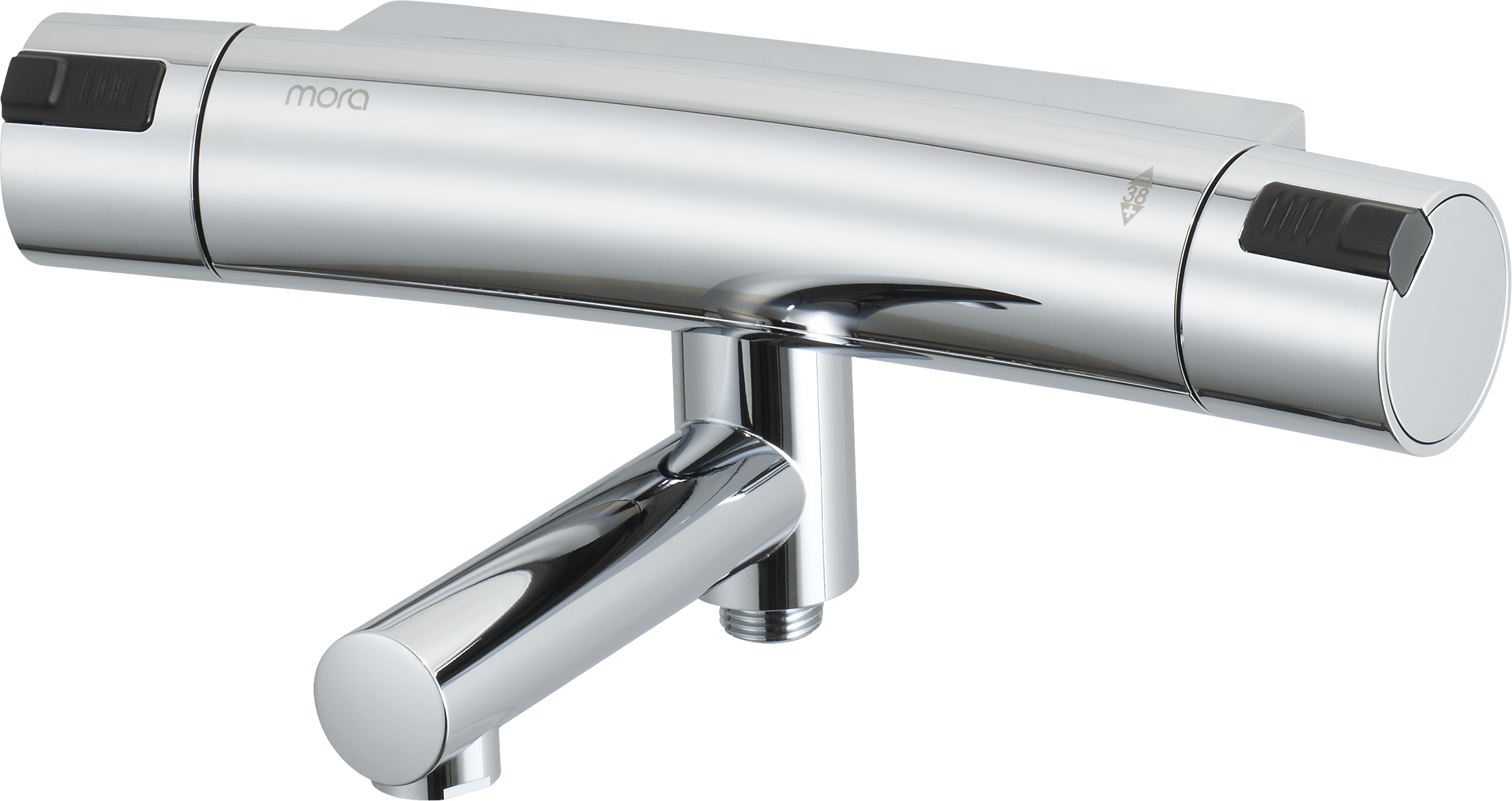 Mora FM Mattsson MMIX T5 Badkarsblandare Termostat Krom - RSK 8344029