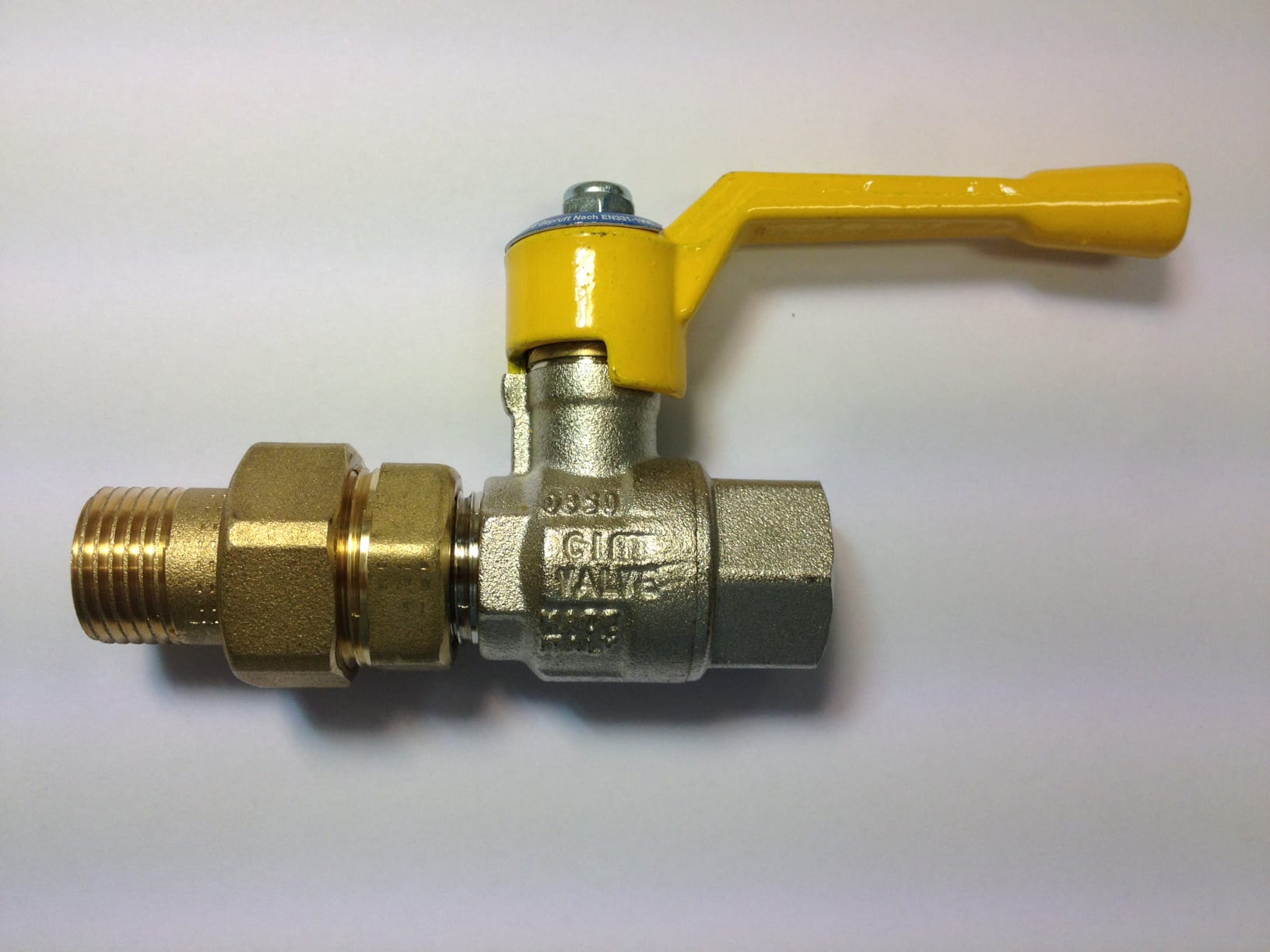 Cimberio Kulventil G15 Mässing 25mm Gas - För Gasinstallation - RSK 4501915