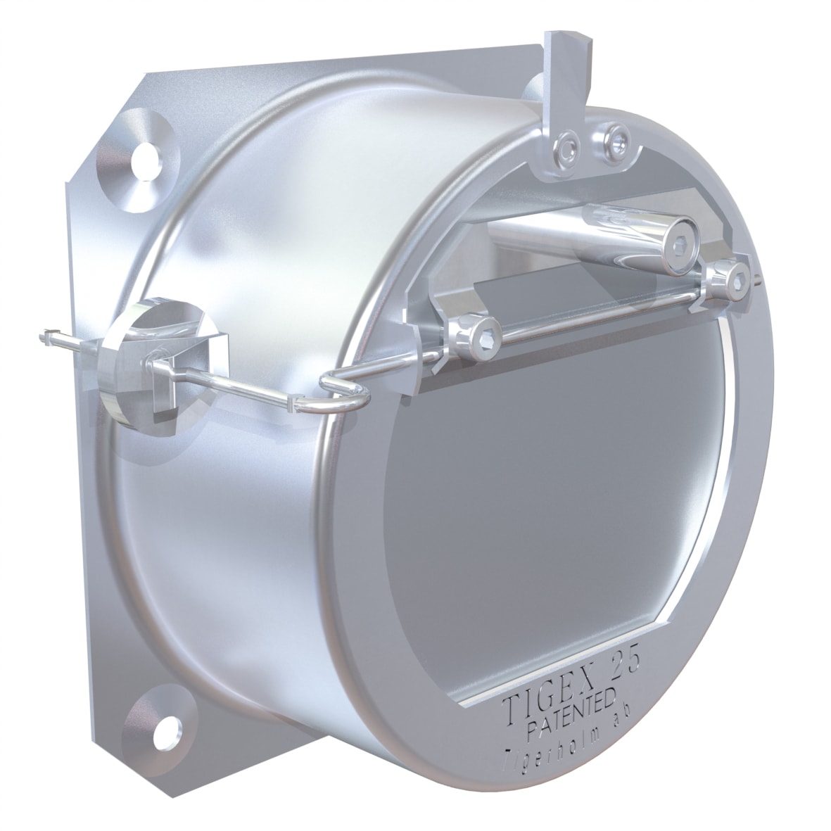 Tigex Dragregulator 25 Rostfri - Luftreglering Rökrör - RSK 8852525