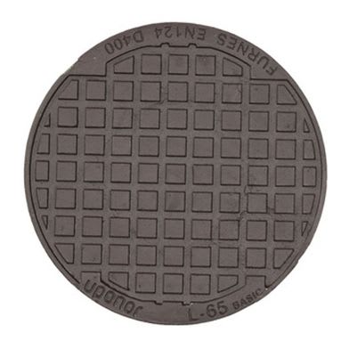 Uponor Infra Låsbart Betäckningslock för VA-Brunnar, Klass D400 Provbelastning, Säker och Hållbar VVS-Lösning för Gator och Offentliga Miljöer, RSK: 9506966