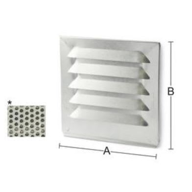 HABO Ventilgaller 200x200mm - Elförzinkat Stål - Produktkod 430763
