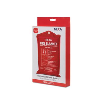 NEXA Brandfilt Silikon Röd 120x120 cm - Brandskydd - E1693905