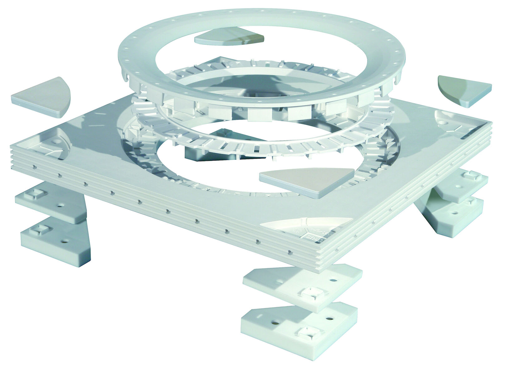Purus Monteringsplatta 300 Multi för Golvbrunnar - Tillbehör Montering Monteringsplatte | Material Monteringsplatte | RSK 7133690