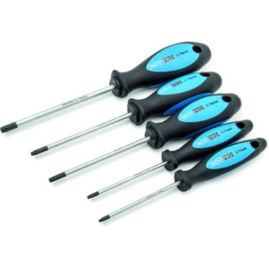 NOVIPRO Torx Skruvmejselset 5-delars - Specialstål - Produktkod 325156
