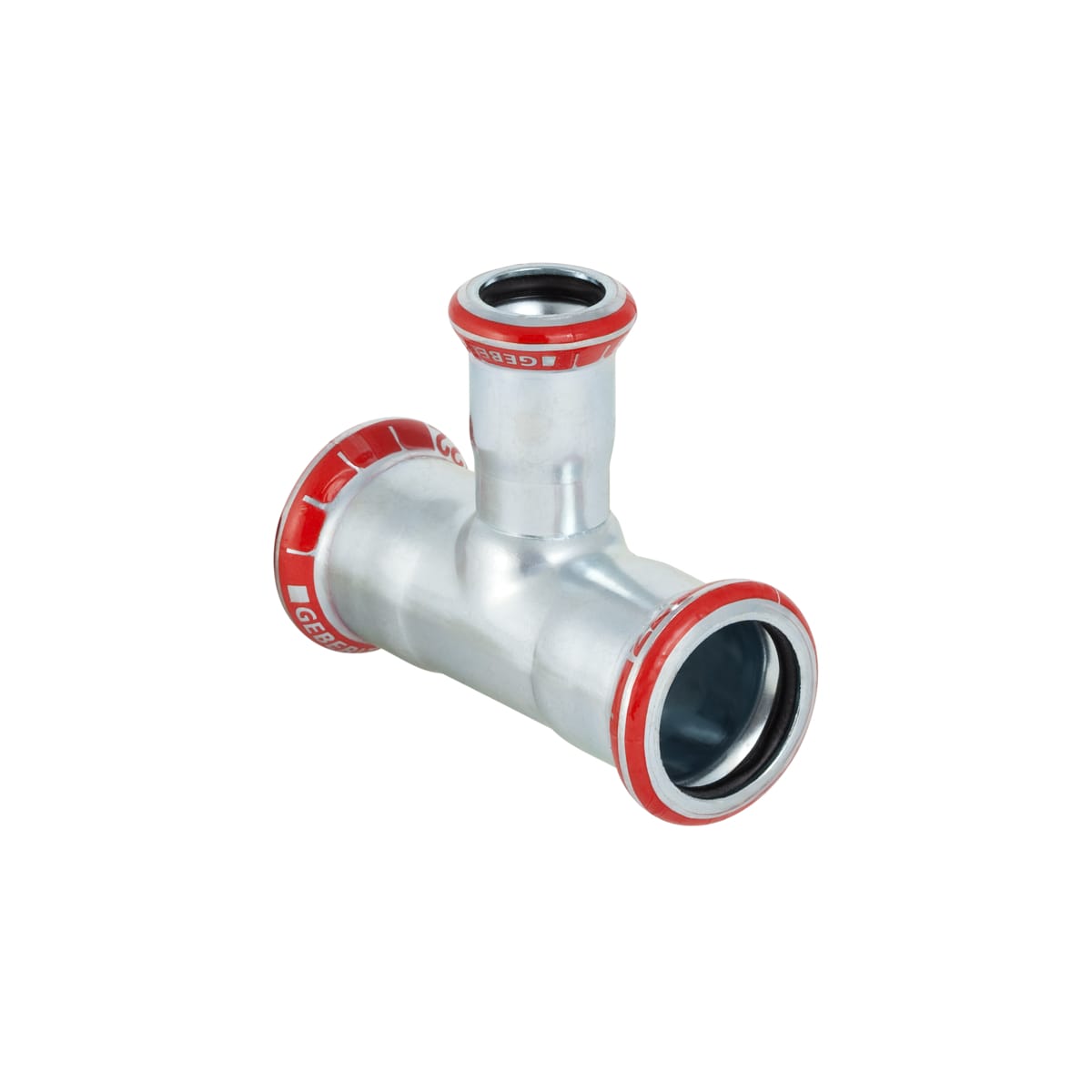 Geberit T-rör Mapress 76,1x42 mm Elförzinkat Stål - RSK 1552212