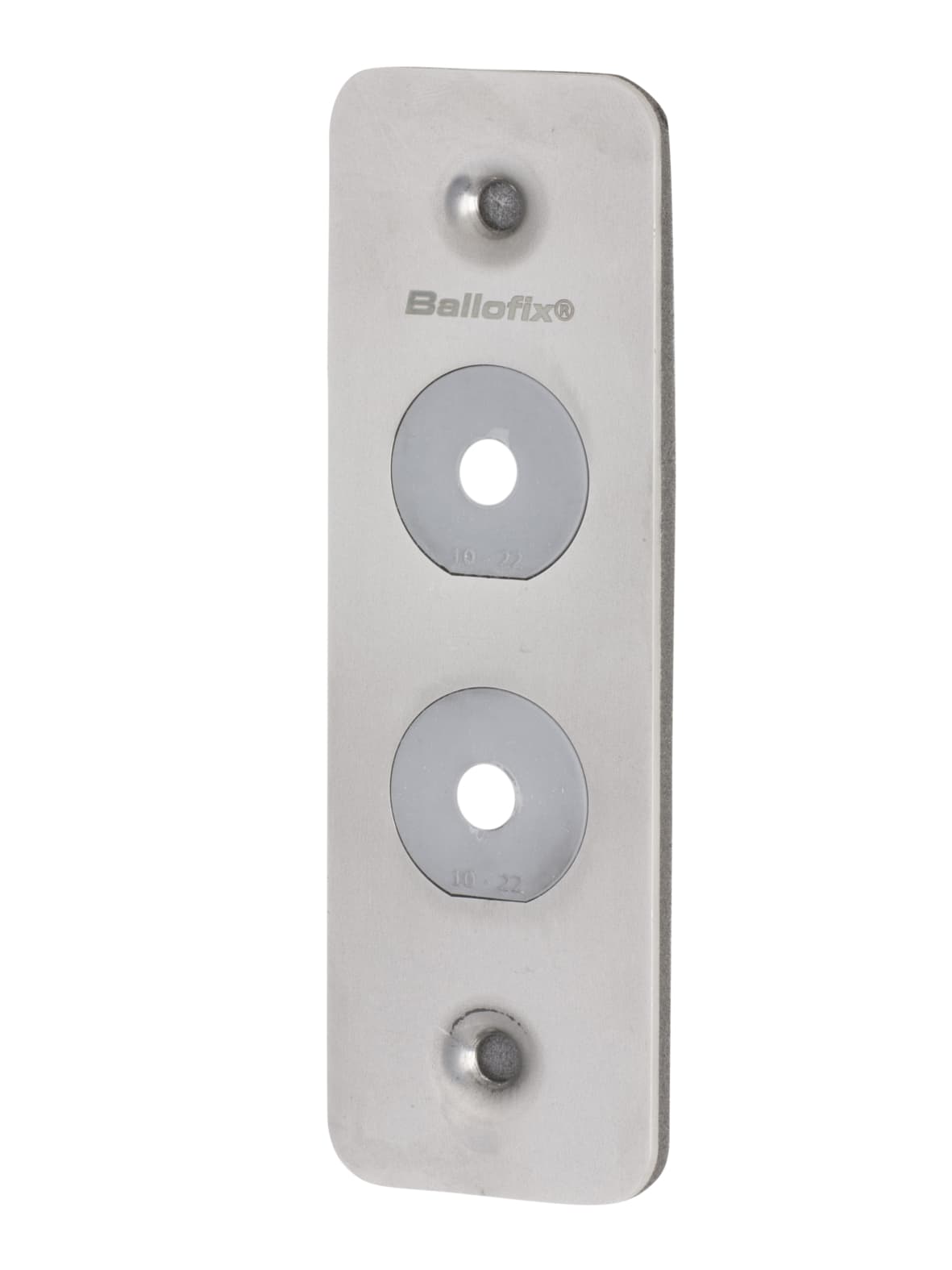 Ballofix® Väggbricka 2-håls 40 - Rostfri Väggbricka med Gummianschett 10-22mm CC40 | Badrum Kopplingsbricka | RSK 1869223