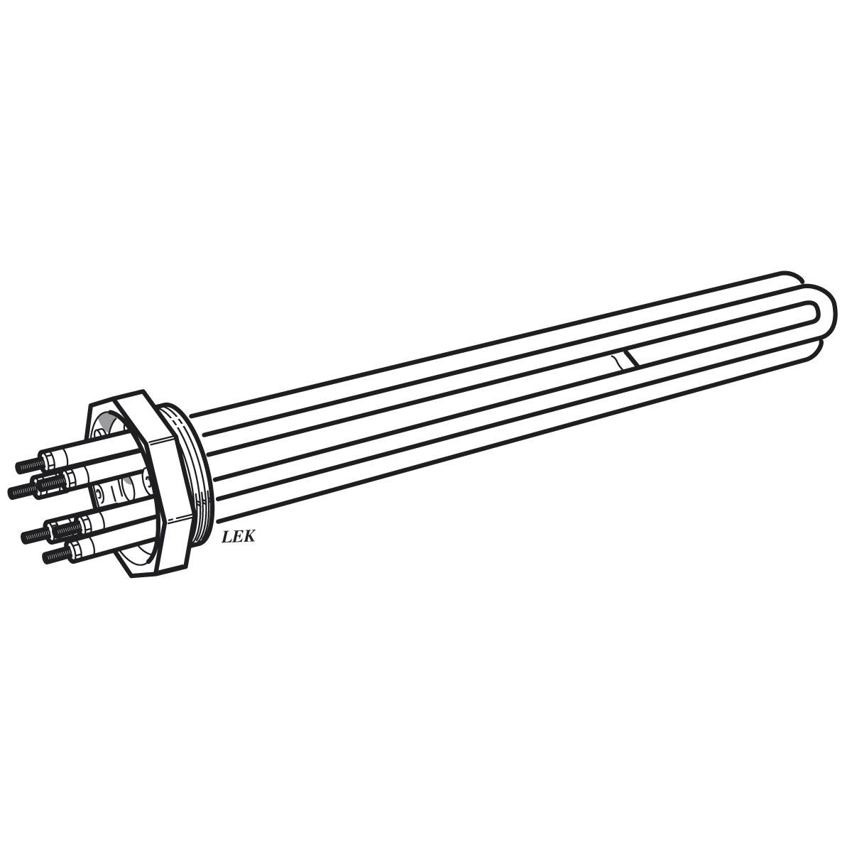 NIBE Elpatron 9 kW 400V R-50 470 mm - Industriuppvärmning - RSK 6595689