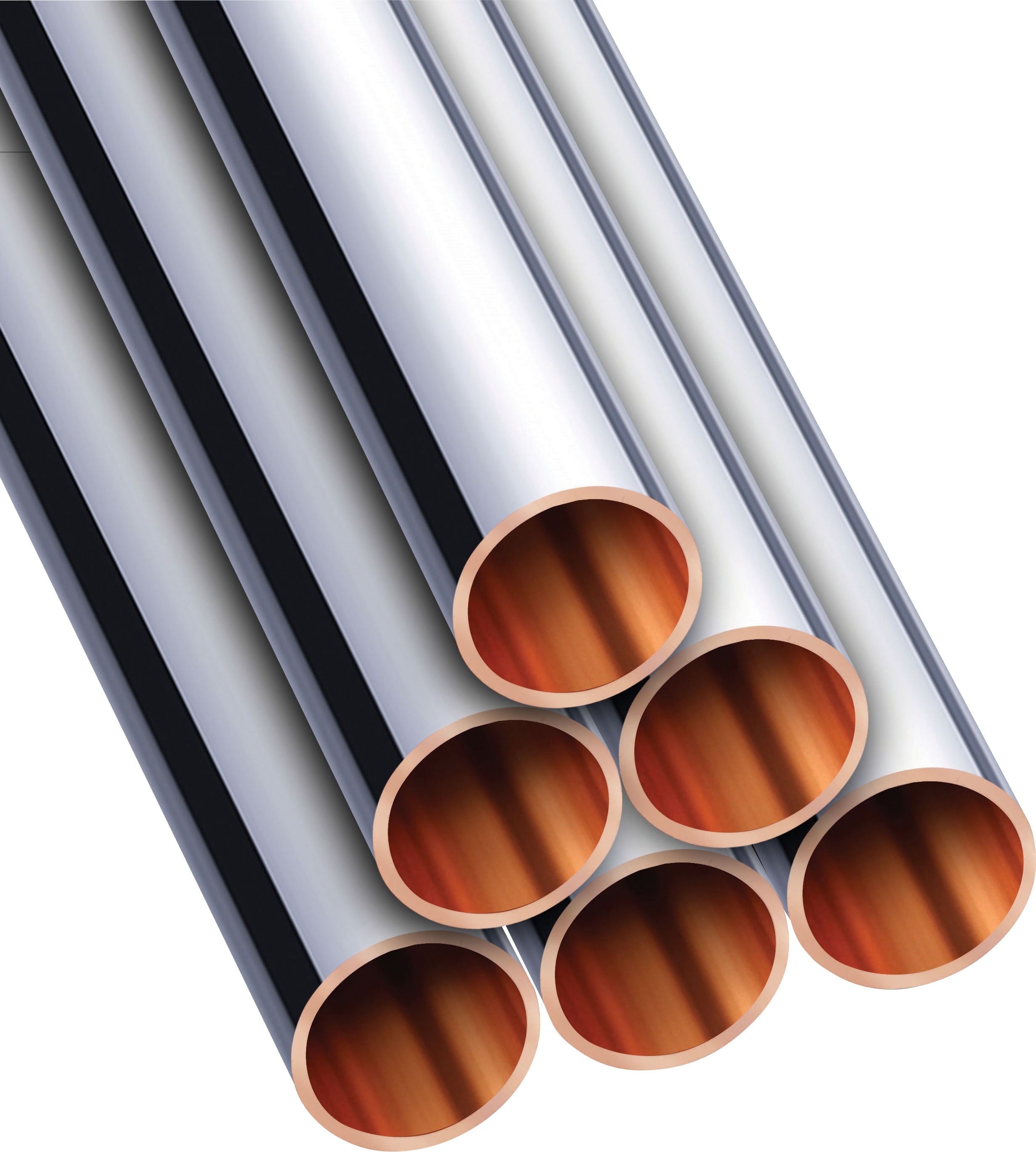 Altech Kopparrör 18x1mm Förkromat 2m - CE-märkt | Material 18x1 mm | RSK 4811050