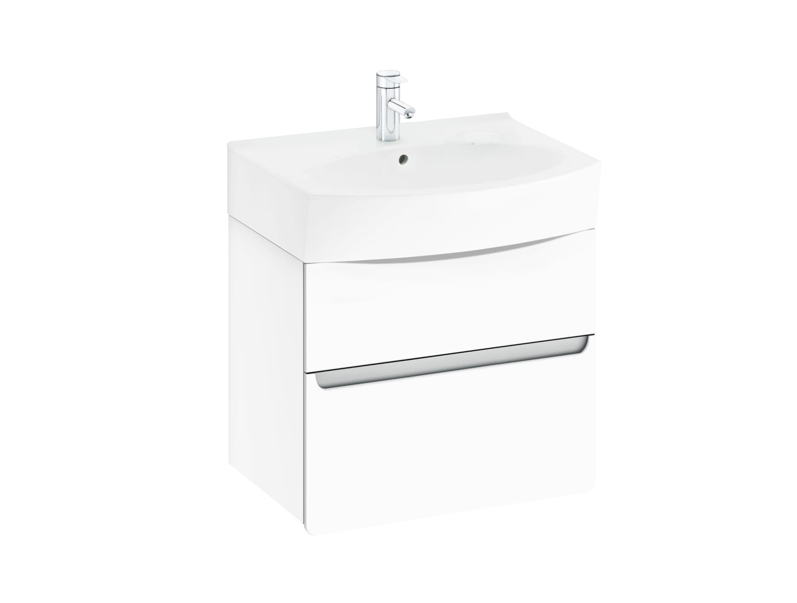 Ifö Silva Badrumsunderskåp 56 2 Lådor Vit MDF 565x360x470mm - RSK 8973950