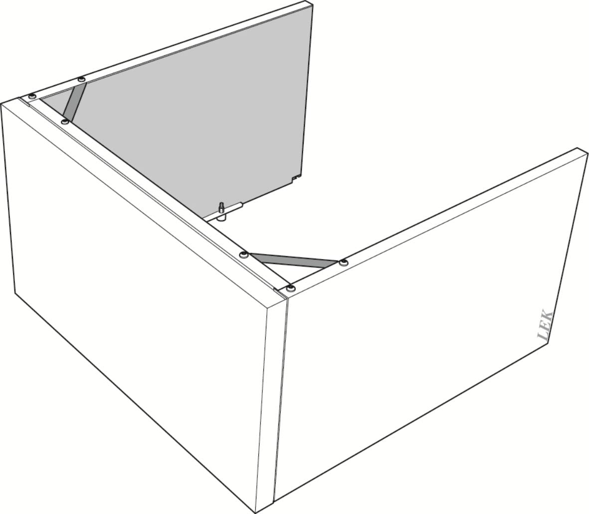 NIBE Överskåp 345 mm för F-370, F-470, F11XX, F12XX, VPB - RSK 6251245