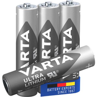 Varta Litiumbatterier AAA 4-pack - För sport och utomhusbruk - 910974