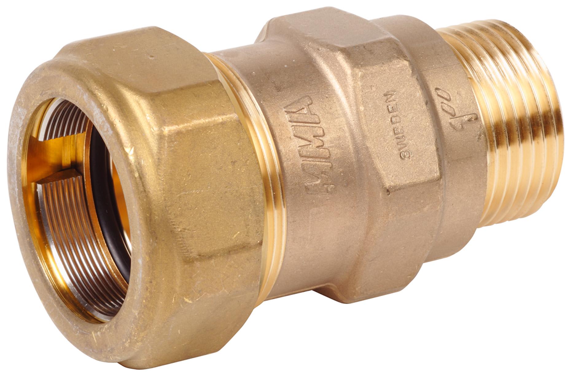 MMA Stålrörskoppling G15 PN16 120°C Klämring - Utvändig Gänga - RSK 1541449