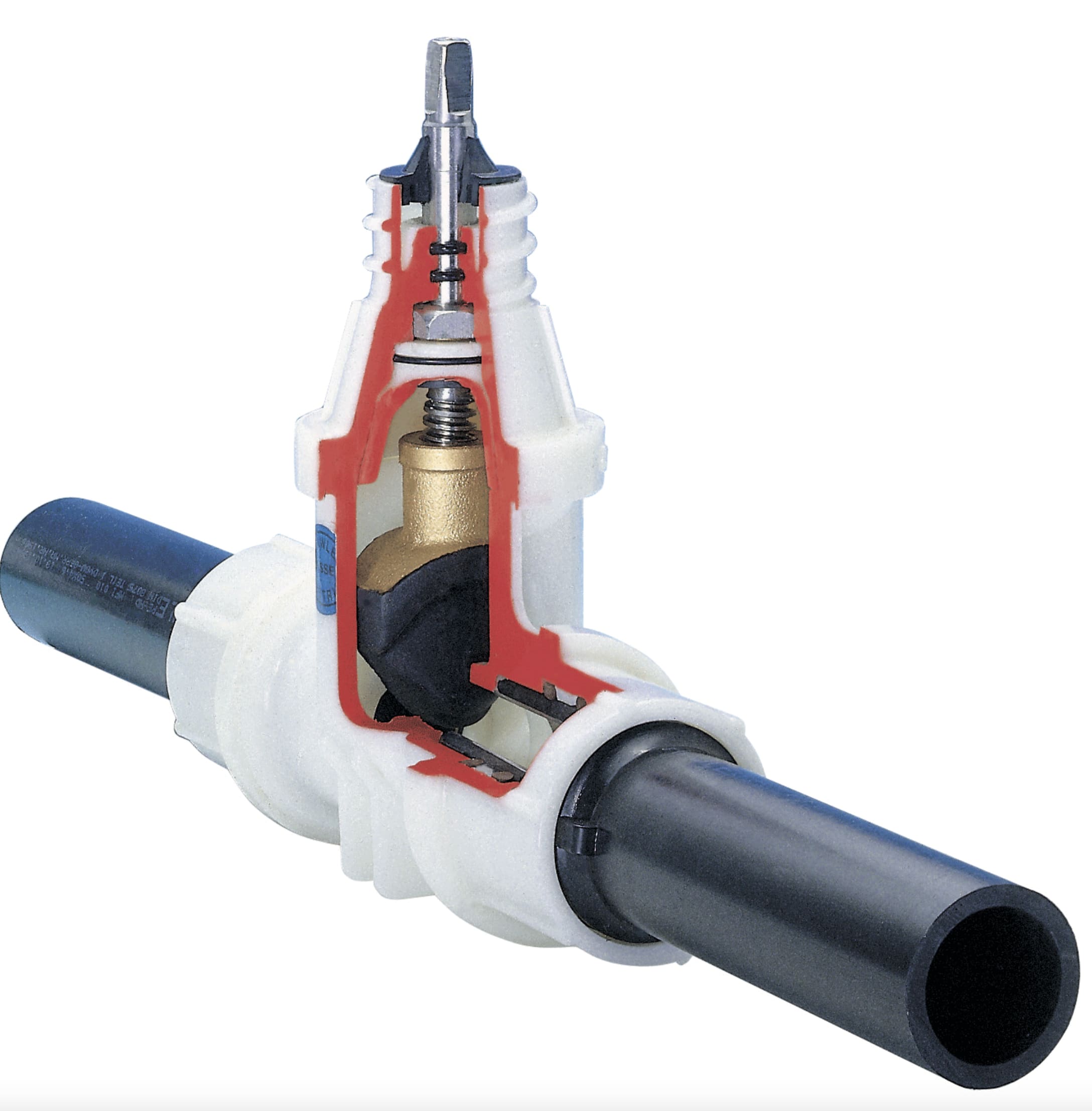 Industri Belos Hawle 2670 Serviceventil 63mm PN16 - RSK 4303521