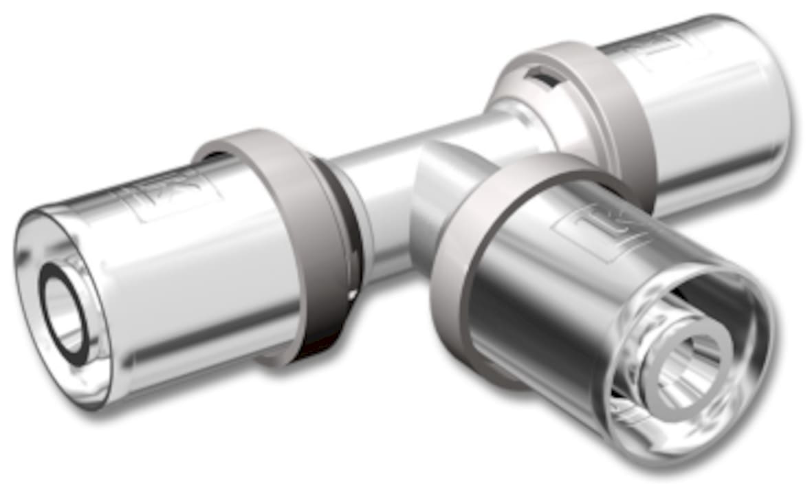 LK T-koppling A75 16x2mm & 32x3mm Mässing - RSK 1881540