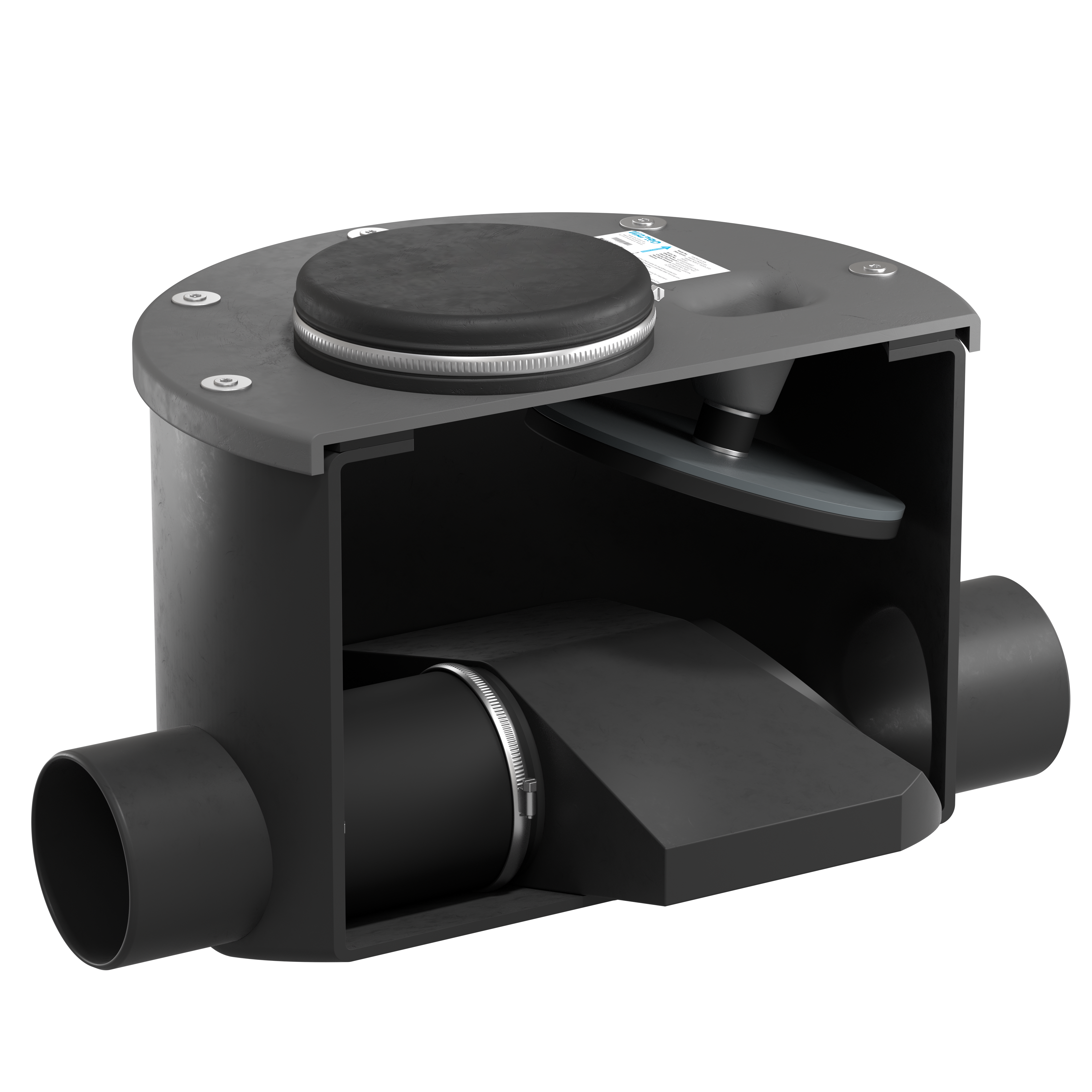 WAPRO WaBack DN110 Backventil - Automatisk Bakvattenstopp - RSK 2360099