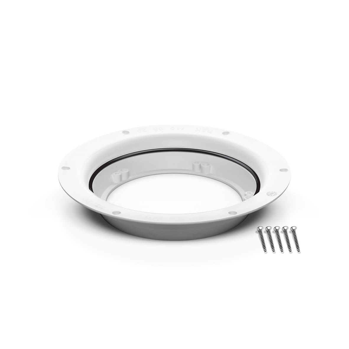 Jafo PF 12 - Förhöjningsring 12 mm Vit Plast | Material Golvbrunnshöjare | RSK 7133822