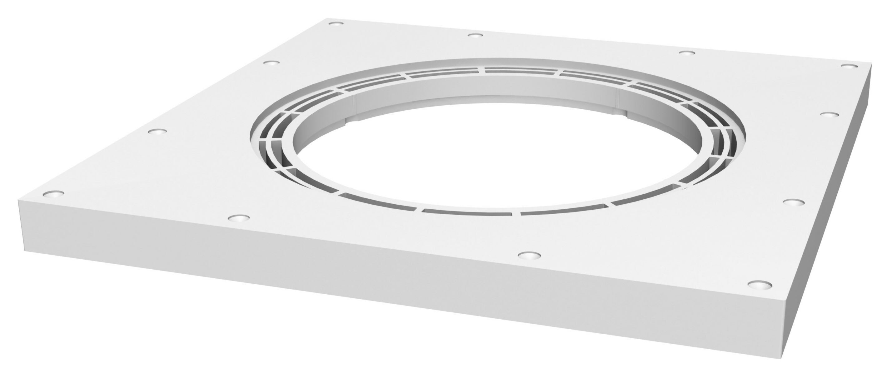 Purus Monteringsplatta 300x300x22mm ABS-plast - För Golvbrunnar - RSK 7133696