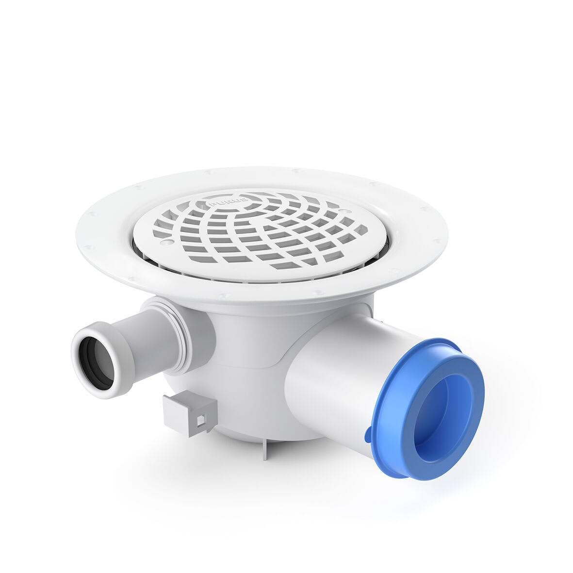 Purus Våke Golvbrunn 75mm 3 Inlopp - Automatisk Klämring - RSK 7113580