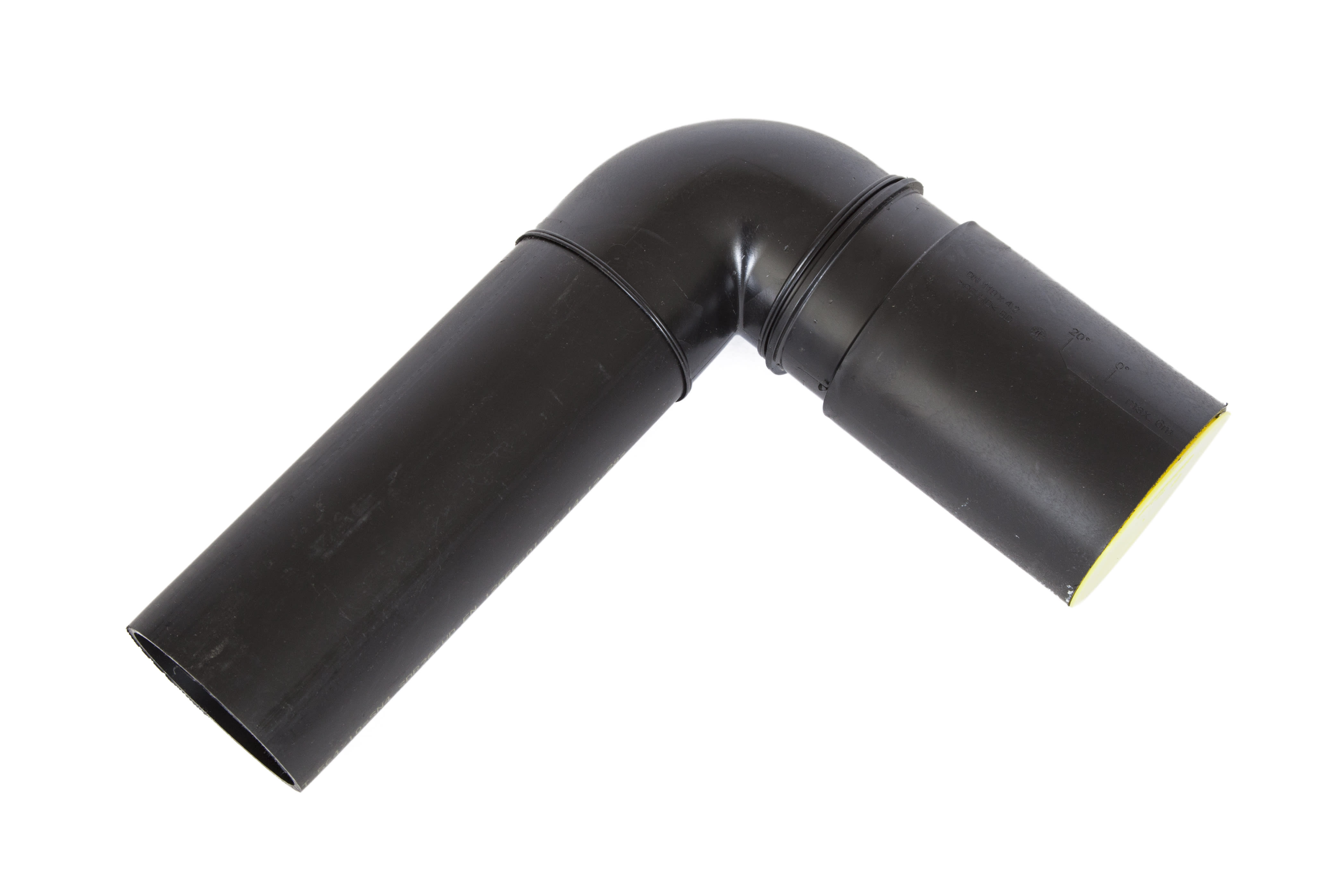 Altech Avloppsanslutning 110/120 mm WC Svart Plast - RSK 3106688